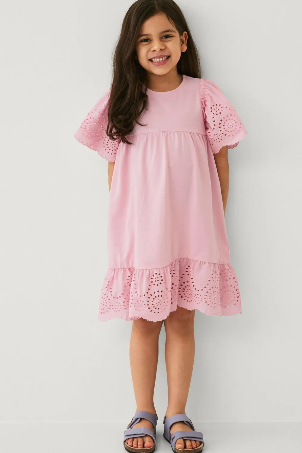 Ellos Collection Kjole Lily Lyserød Outlet