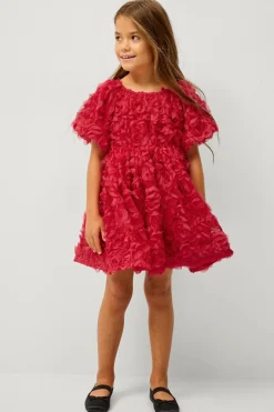 Ellos Collection Kjole Lily Rødmønstret Clearance