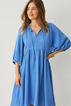 Ellos Collection Kjole Blå Outlet