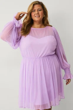 Ellos Collection Kjole Lilla Outlet