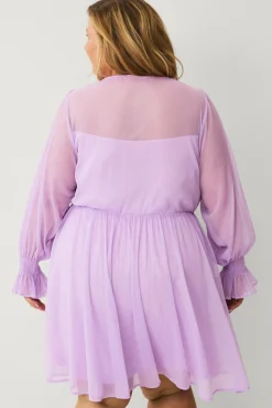 Ellos Collection Kjole Lilla Outlet