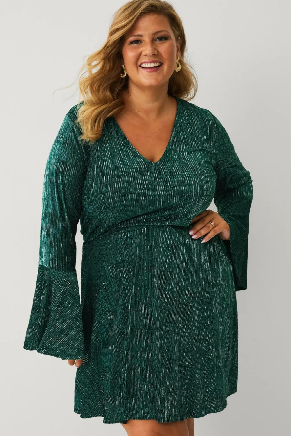 Ellos Kjoler>Collection Kjole Grøn farve