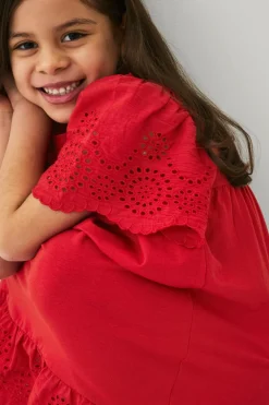 Ellos Collection Kjole Lily Rød Hot