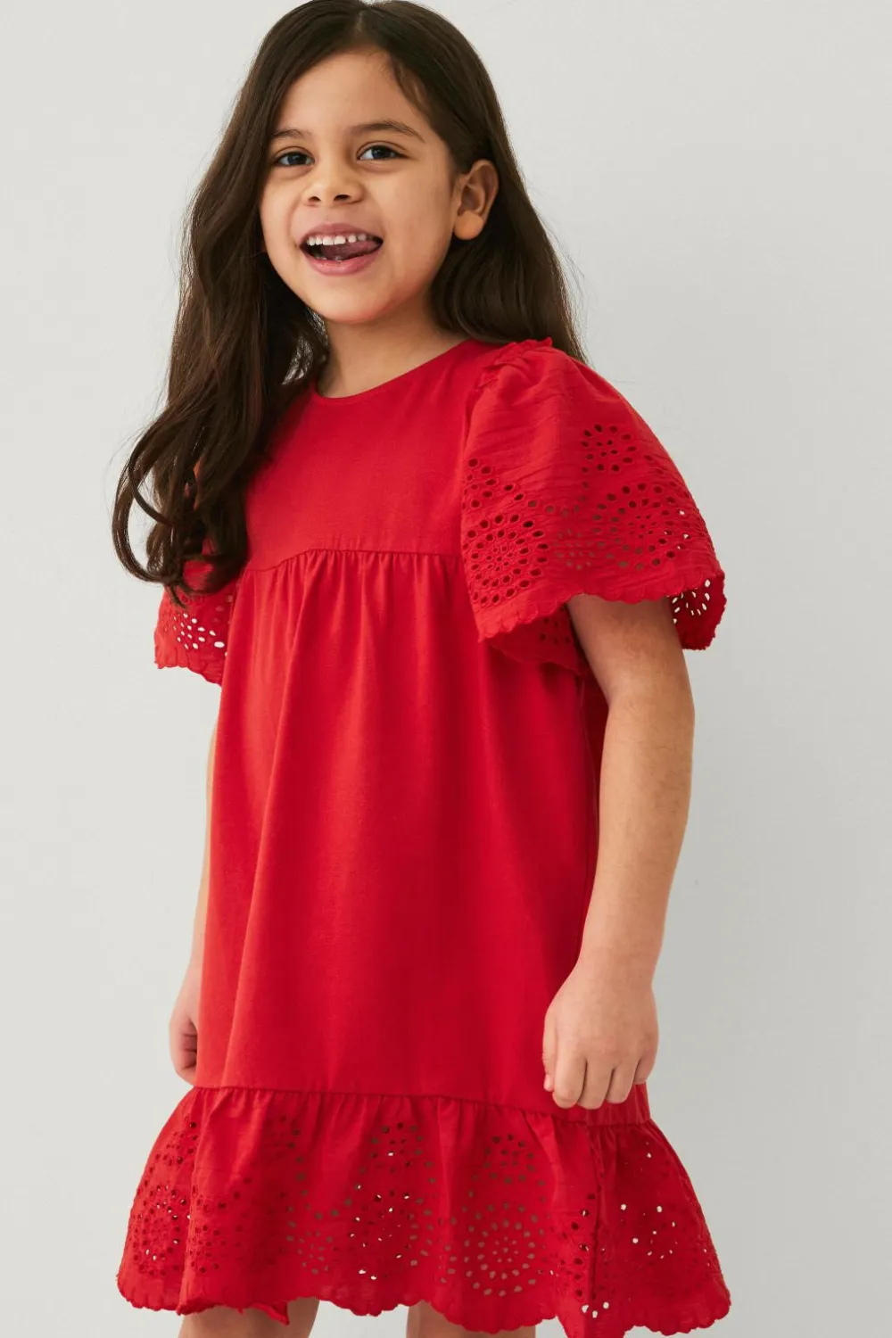 Ellos Collection Kjole Lily Rød Hot