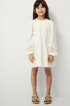 Ellos Collection Kjole Tina Mini Creme Outlet