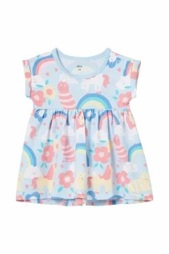 Ellos Collection Kjole Marissa Lyseblå hest Outlet