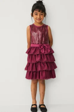 Ellos Collection Kjole Elise Vinröd Best