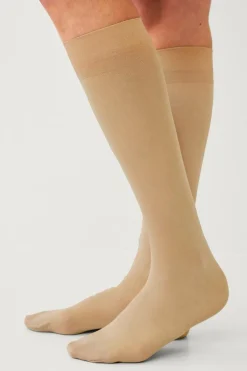 Ellos Shaping|Strømper>Collection knæstrømpe Light support Beige