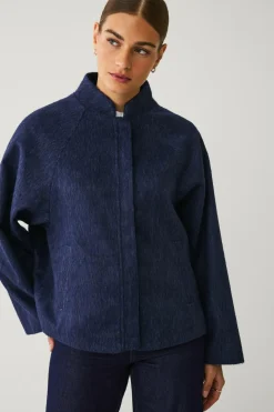 Ellos Jakker & Frakker>Collection Kort jakke Mørk blå