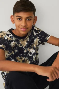 Ellos Collection Kortærmet t-shirt batikmønstret Sale