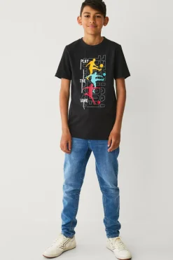 Ellos Collection Kortærmet t-shirt sort Outlet