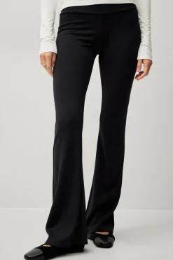 Ellos Collection Kraftige leggings med bootcut Sort Discount