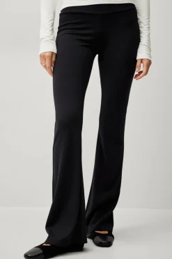 Ellos Collection Kraftige leggings med bootcut Sort Discount