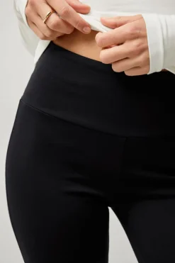 Ellos Collection Kraftige leggings med bootcut Sort Discount