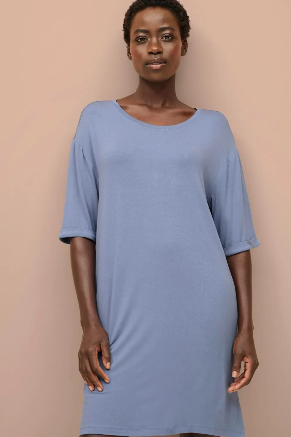 Ellos Collection Lang pyjamas t-shirt Blå