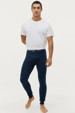 Ellos Undertøj|Træningstøj>Collection Lange underbukser Adam Marineblå