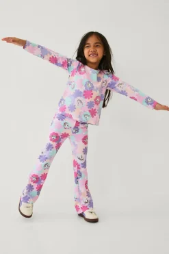 Ellos Kjoler>Collection Langærmet top med tryk Blomster-multifarvet