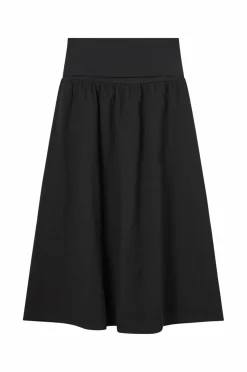 Ellos Nederdele>Collection Lang nederdel med foldbar talje sort