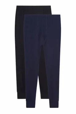 Ellos Undertøj>Collection Lange underbukser Adam 2-pak Sort+marine