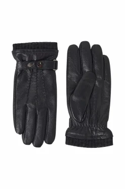 Ellos Handsker &- Vanter|Smykker>Collection Læderhandsker Rodney Sort