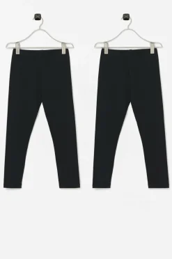Ellos Basistøj>Collection Leggings Hilda 2-pak Sort