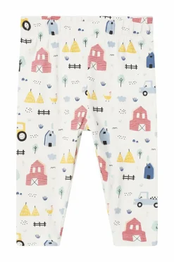 Ellos Bukser, Jeans & Leggings>Collection Leggings Farmer 2-pak Hvidmønstret + mørkeblå