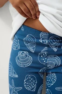 Ellos Collection Leggings Signe Blå skaller Best