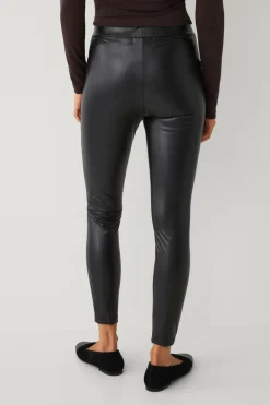 Ellos Tights & Leggings>Collection Leggings i imiteret læder Sort