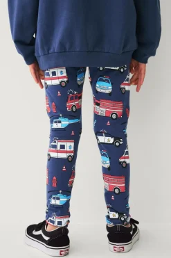 Ellos Collection Leggings med børstet inderside Politi/brandmand mønstret Best