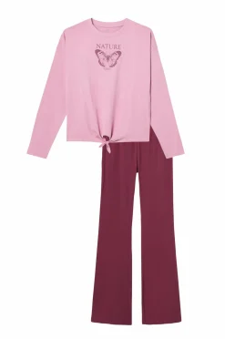 Ellos Collection Leggings + topsæt Carmen Lys lilla Clearance