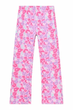 Ellos Collection Leggings med børstet inderside Pink leopard tie dye New