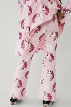 Ellos Collection Leggings med ben med svaj rosa mønstret