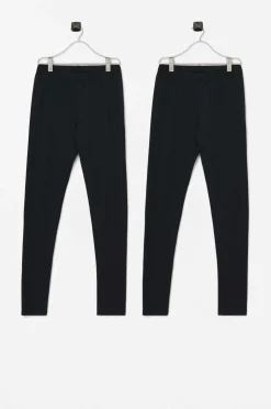 Ellos Collection Leggings Agnes 2-pack Sort