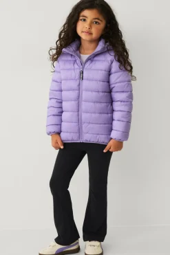 Ellos Overtøj>Collection Letvægtsjakke med hætte kalklila
