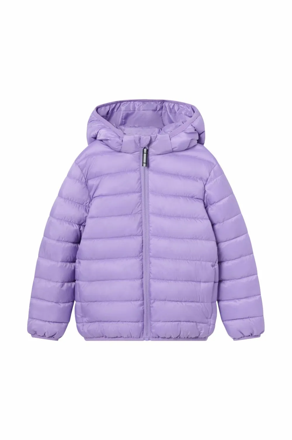 Ellos Overtøj>Collection Letvægtsjakke med hætte kalklila