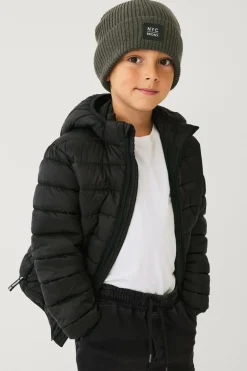 Ellos Collection Letvægtsjakke med hætte sort Best