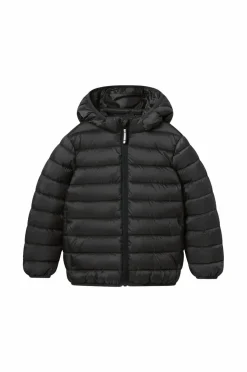 Ellos Collection Letvægtsjakke med hætte sort Best