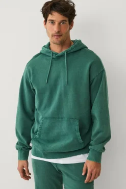 Ellos Collection Løstsiddende hættetrøje Grøn New