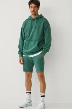 Ellos Collection Løstsiddende hættetrøje Grøn New