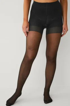 Ellos Collection Magic Lift 30 den strømpebukser - medium støtte Sort Sale