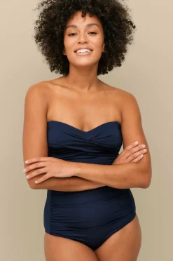 Ellos Collection Majken Badedragt med formende effekt Marine