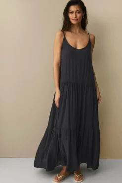 Ellos Strandtøj>Collection Maxi strandkjole Sort