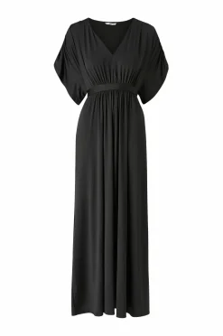 Ellos Kjoler>Collection Maxi kjole med en knude i ryggen Sort