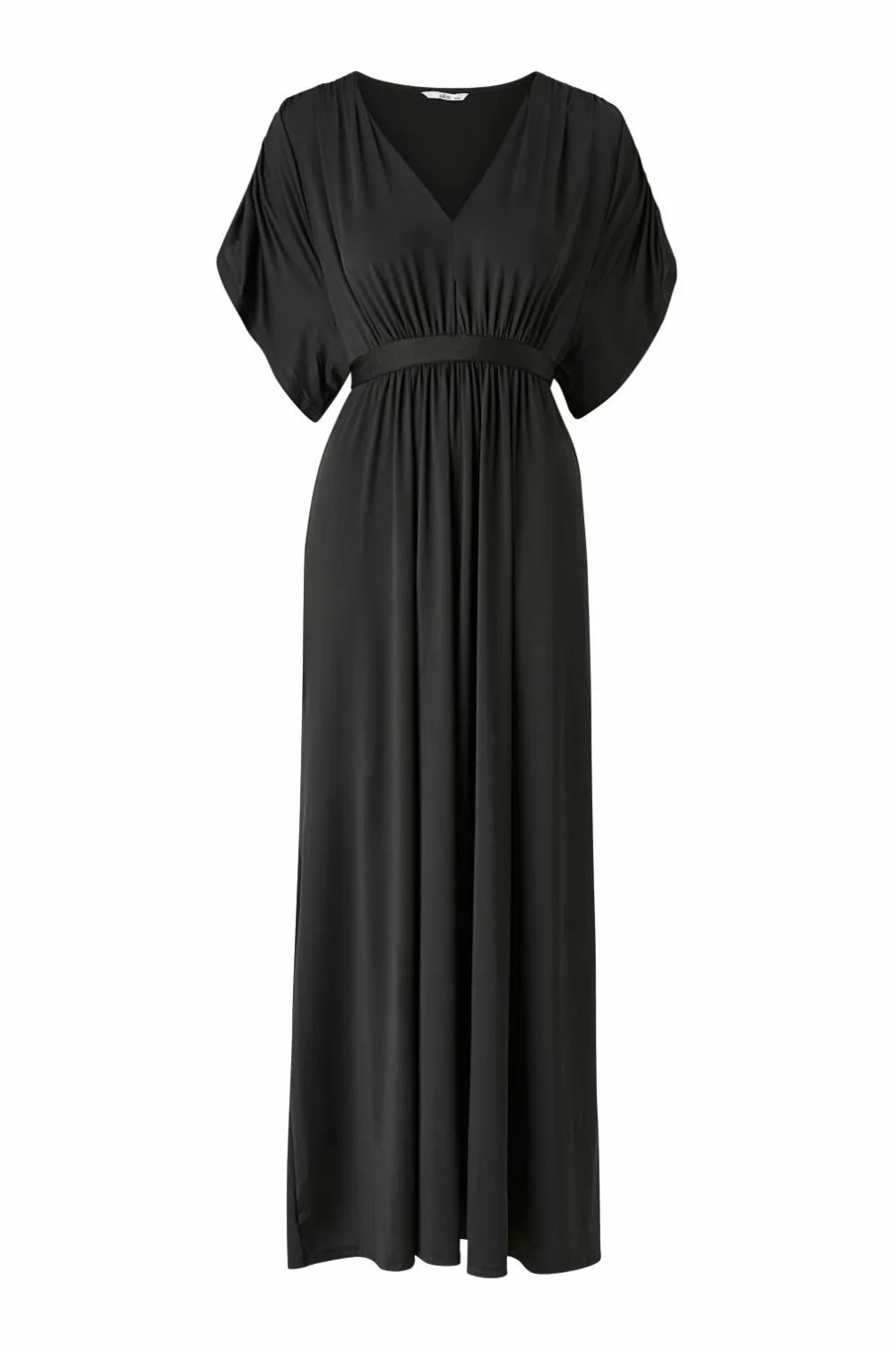 Ellos Kjoler>Collection Maxi kjole med en knude i ryggen Sort