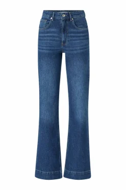 Ellos Collection Med svaj jeans med høj talje Denim blå Sale