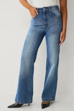 Ellos Jeans>Collection Med svaj jeans Med svaj med høj talje 7429