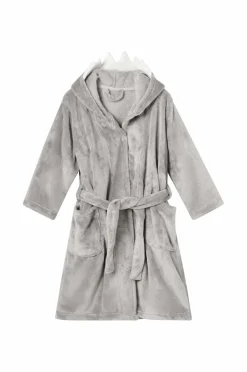 Ellos Collection Morgenkåbe med haj-design Grå Online