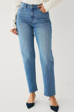 Ellos Collection Morjeans med høj talje Lyseblå