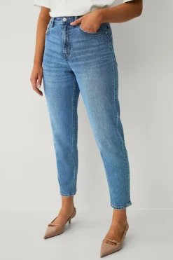 Ellos Collection Morjeans med et stræk Orginalblå Outlet