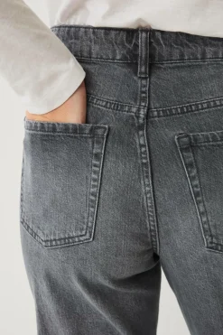 Ellos Collection Morjeans med høj talje Grå Sale